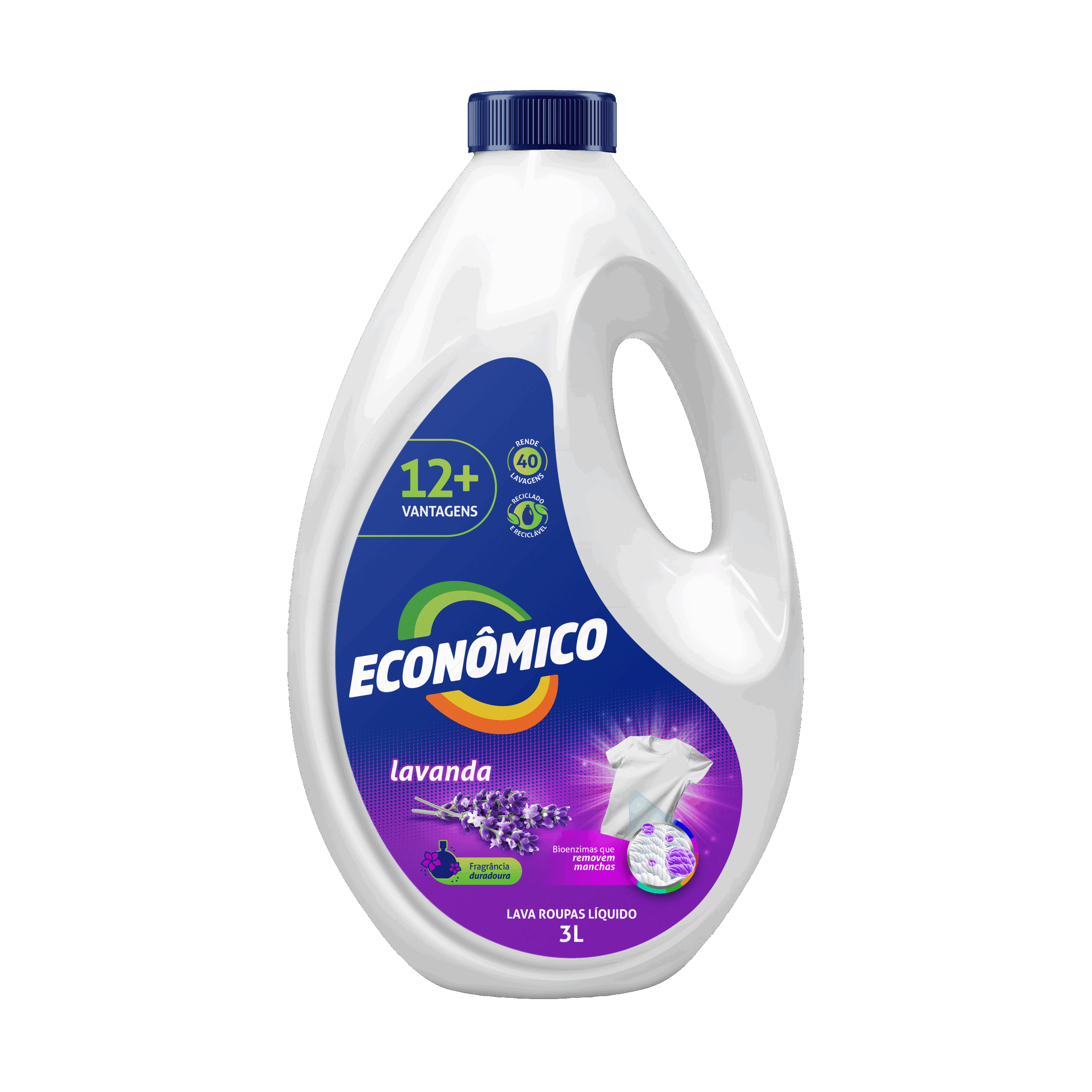 Lava Roupas Líquido Lavanda 1L