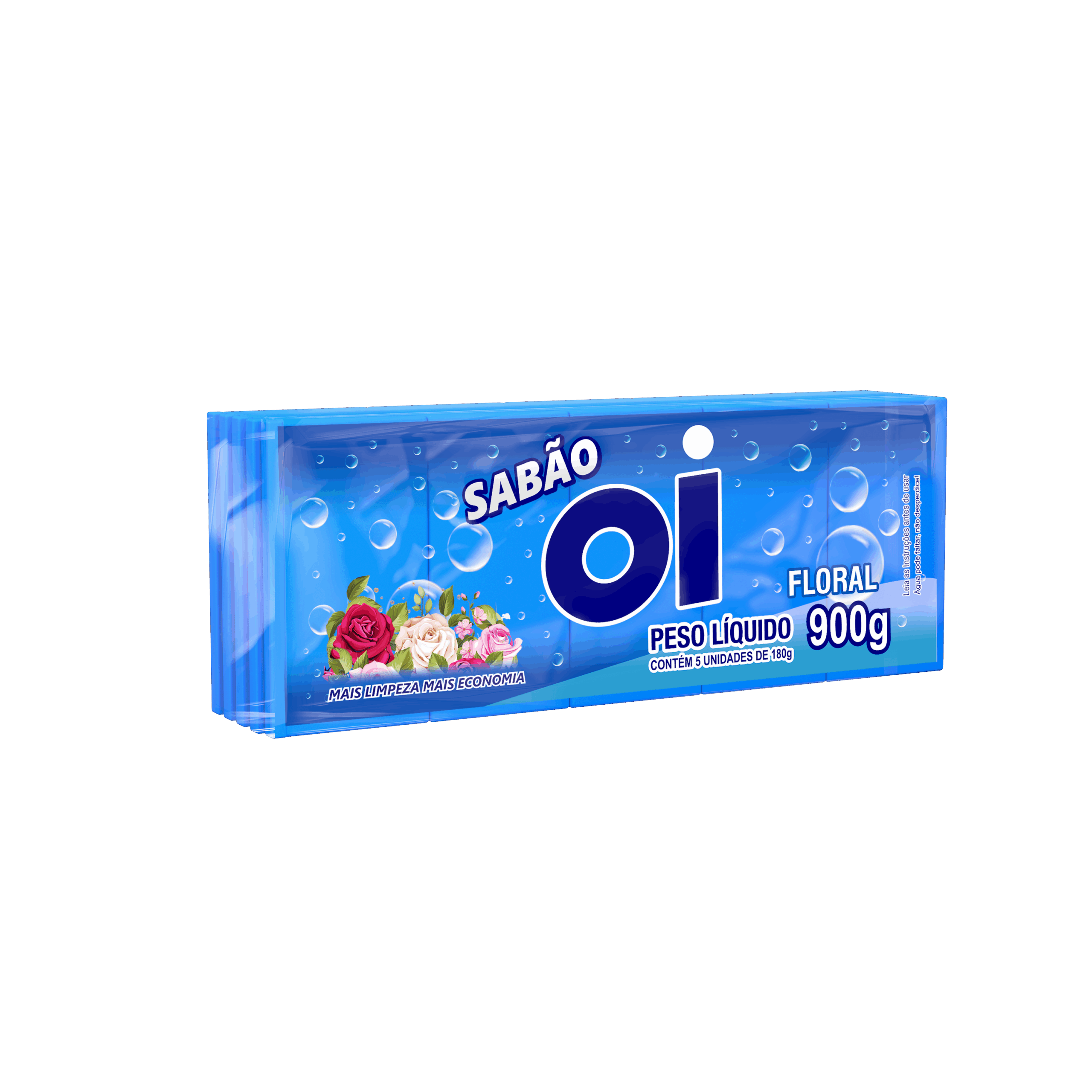 Sabão em Barra Floral 900g OI