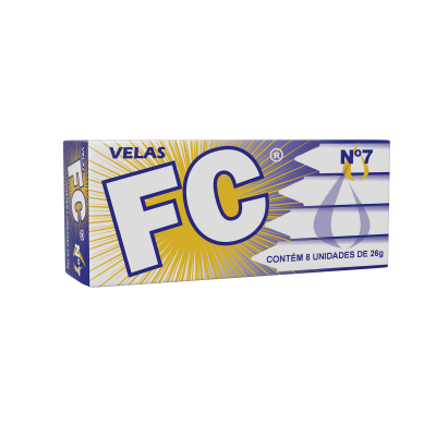 Vela FC Nº7 Extra Cartucho