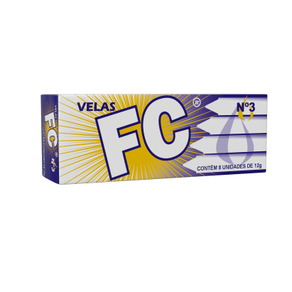 Vela FC Nº3 Extra Cartucho