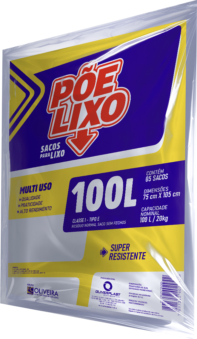 Saco de Lixo 100L