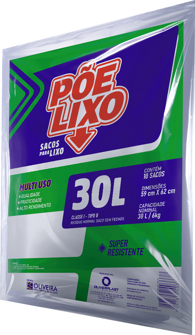 Saco de Lixo 30L