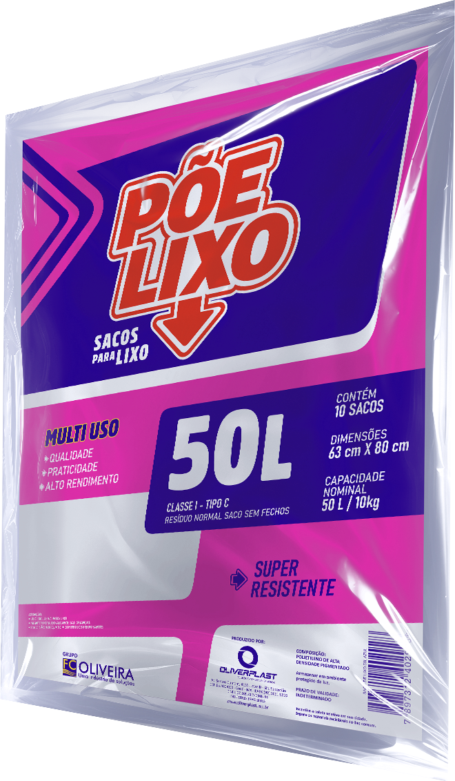 Saco de Lixo 50L